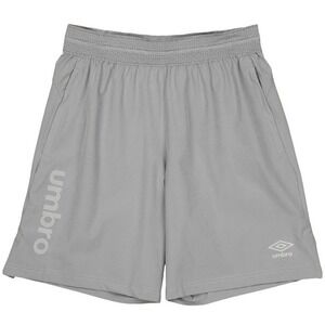 Umbro Shorts Mens Size Small Gray Elastic Waist Zipper Pockets NWT